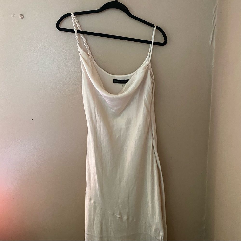 House of Harlow 1960 Irolo gown ivory satin twist strap bias dress Revolve NWT L - Picture 7 of 15